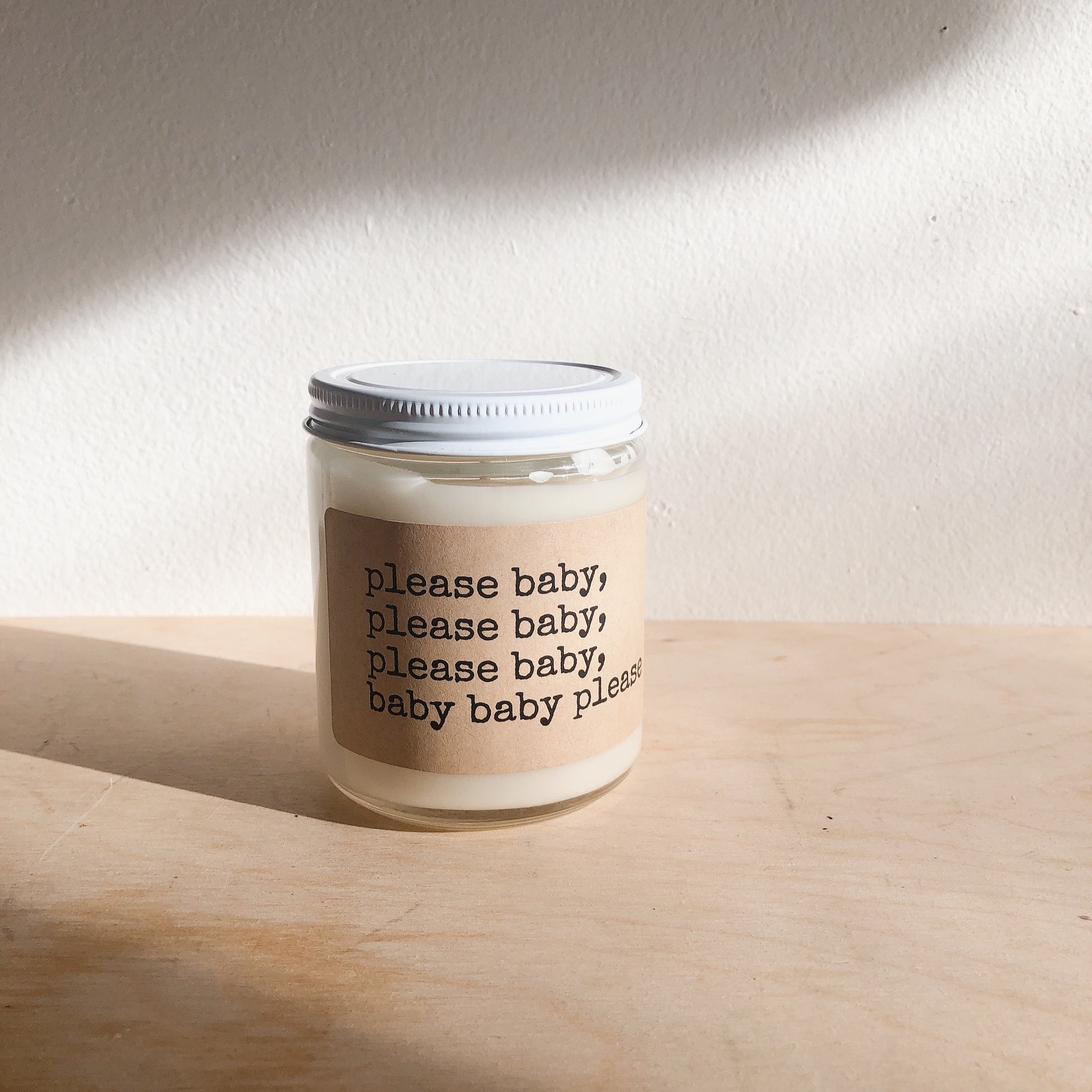 candle/ please baby, please baby, please baby, baby baby please
