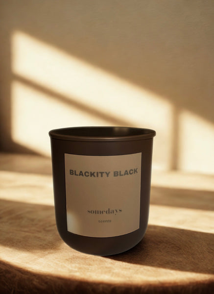 somedays candle/ Blackity Black