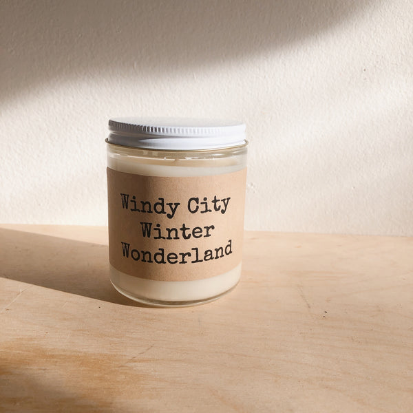 candle/ windy city winter wonderland