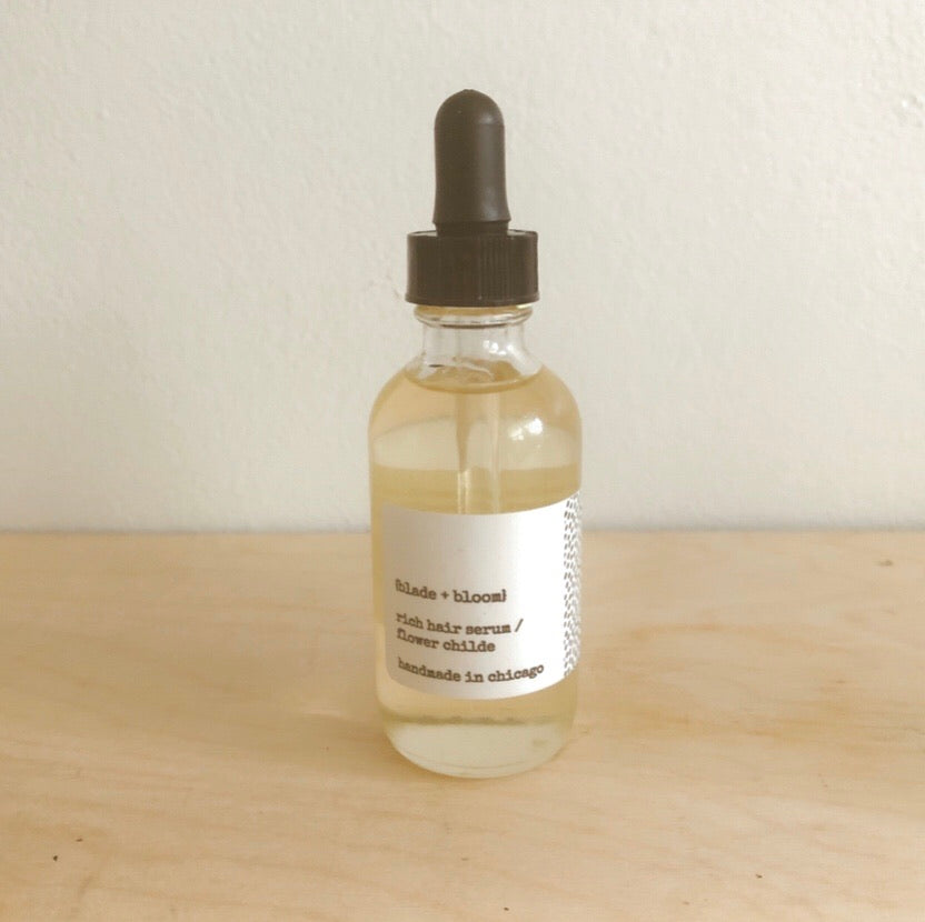 rich hair serum / flower childe